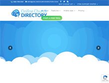 Tablet Screenshot of onlinechurchdirectory.com